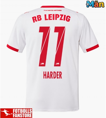 RB Leipzig Conrad Harder #11 Hemmatröja 2025-26 Kortärmad